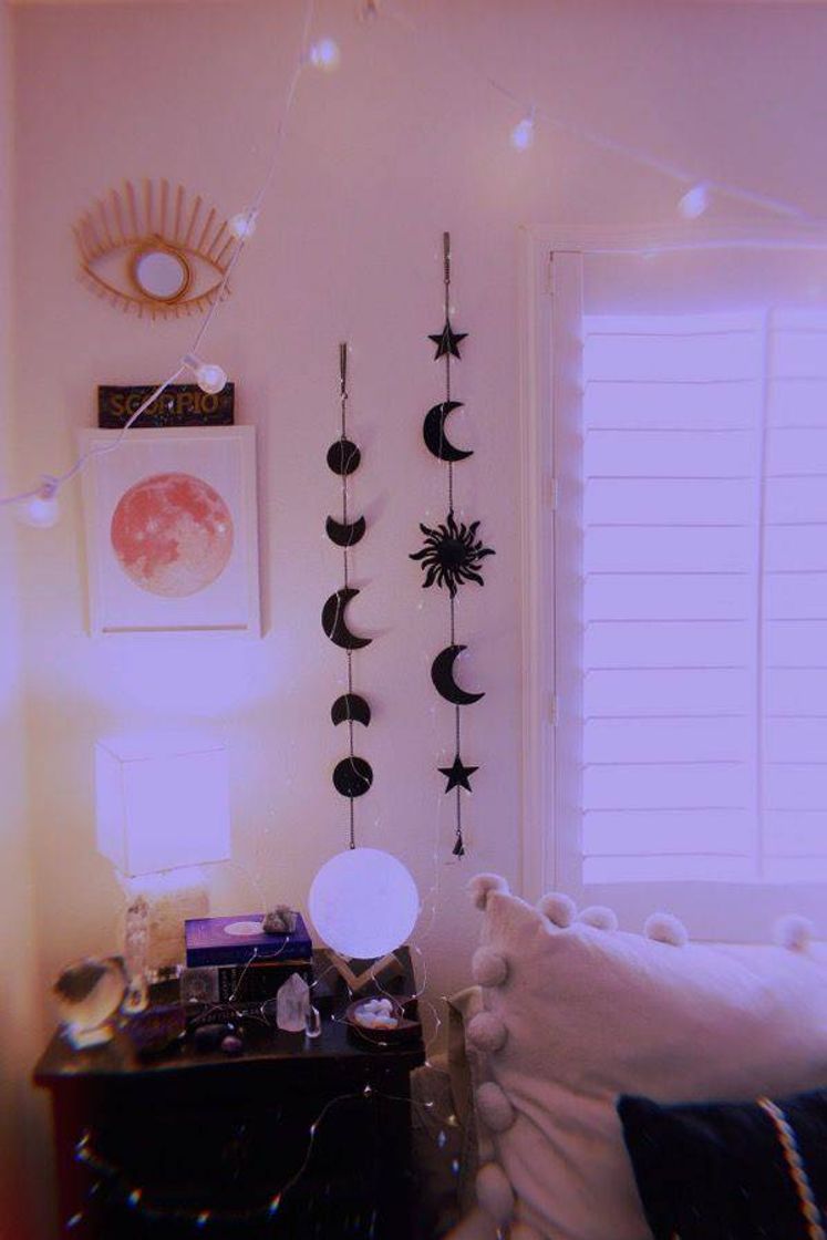 Fashion Decoração de lua pra enfeitar seu quarto🌙