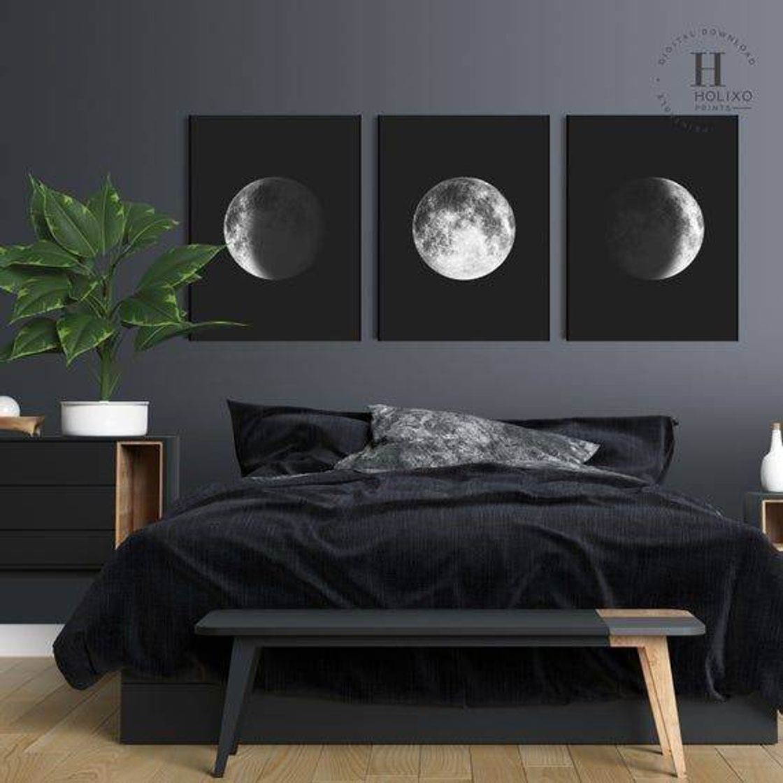 Fashion Quarto Fases Da Lua 🌘🌕🌒