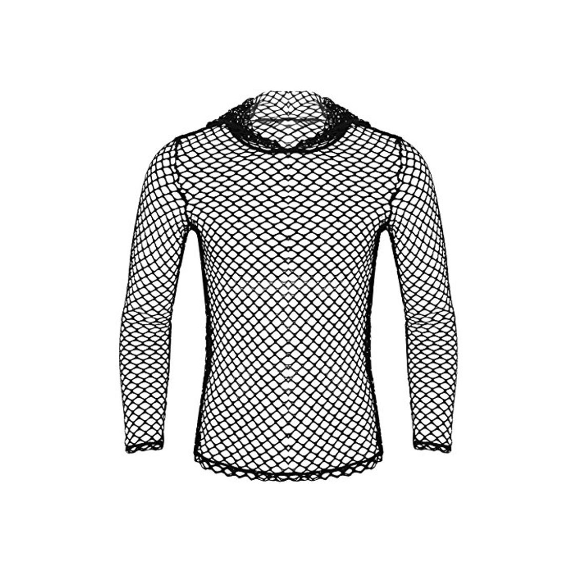 Moda MSemis Camiseta Sexy Transparente para Hombres Chaleco de Malla Camisa de Músculo