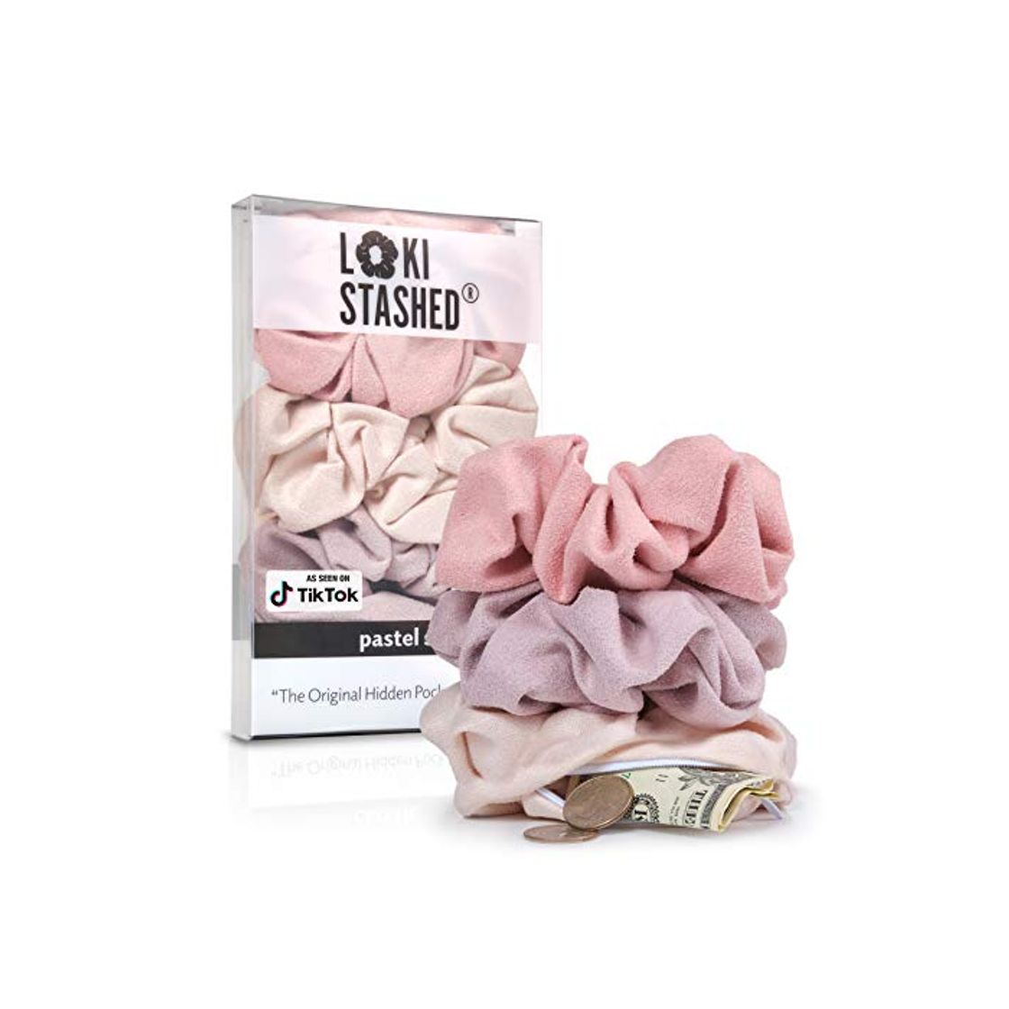 Social LokiStashed - Pack de 3 lazos de gamuza para VSCO niñas y
