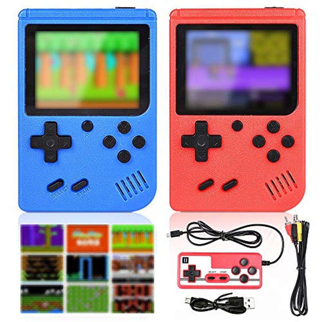 Social GOLDGE 2pcs Consola de Juegos Portátil para Niños