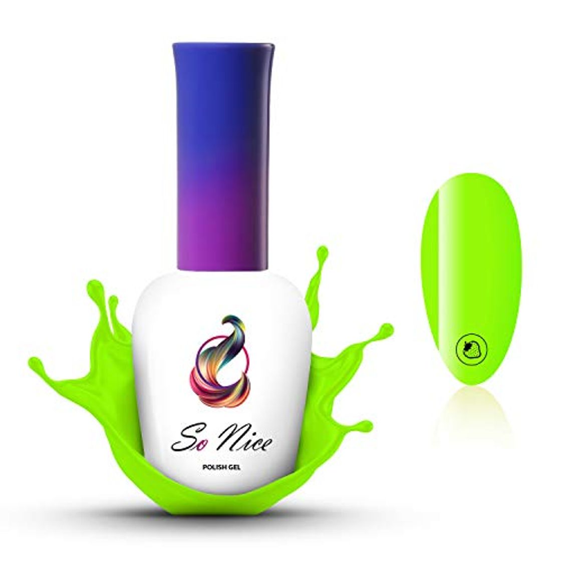 Producto So Nice - Esmalte de uñas en gel UV LED Exotic Lime,