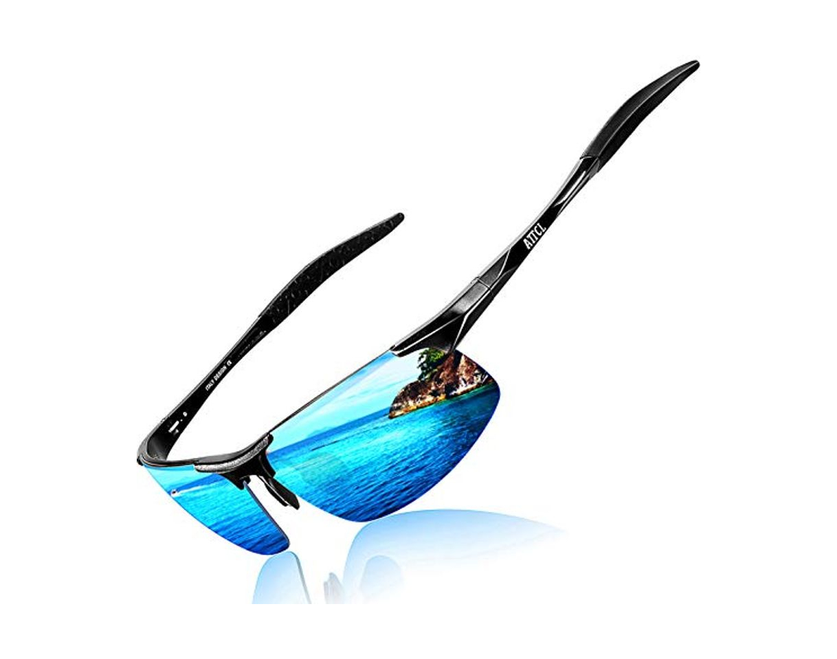 Product ATTCL Hombre Gafas De Sol Deportes Polarizado Súper Ligero Al-Mg Marco De