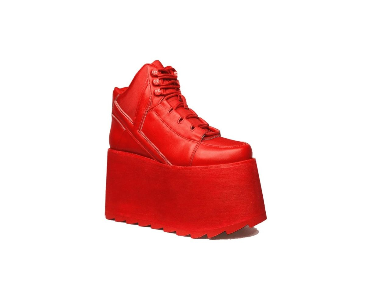 Moda Zapatos de plataforma rojos 