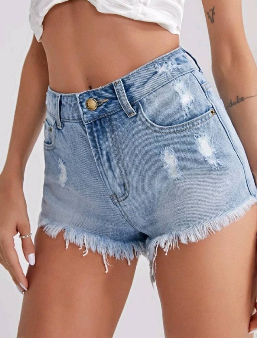 Fashion Short jeans simples, pôr R$89.90