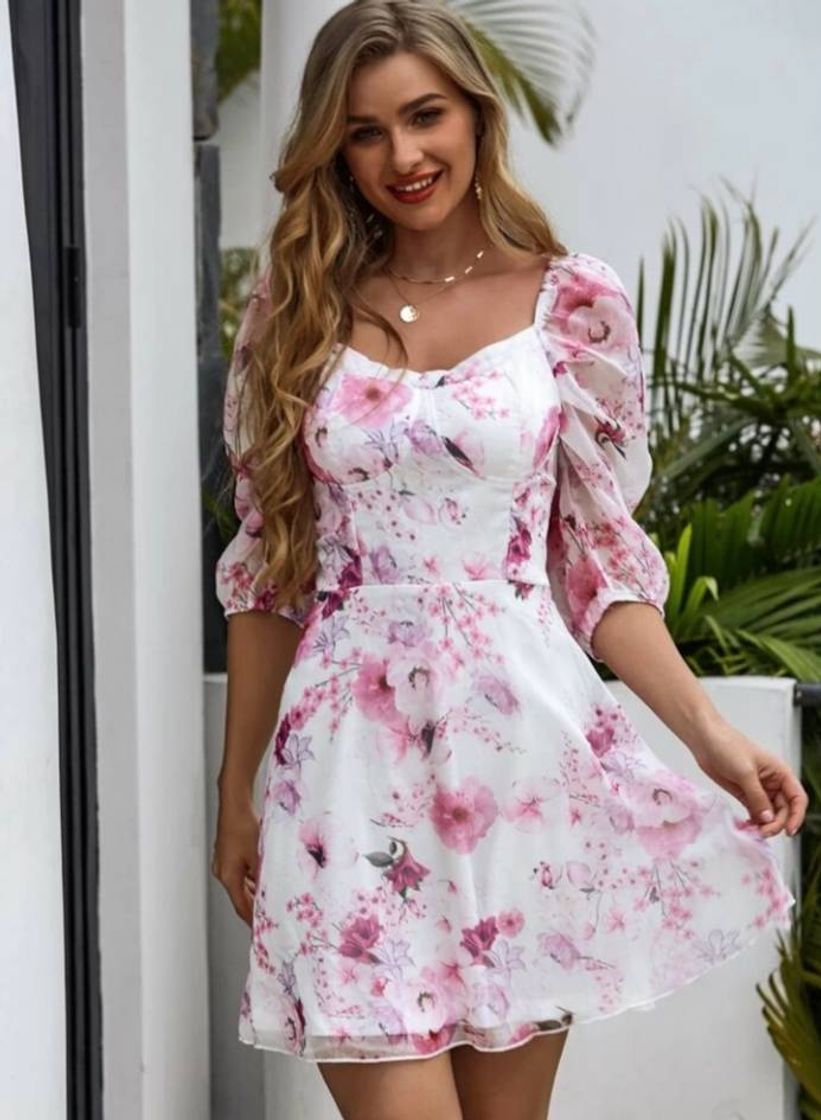 Moda Vestido Multicolorido 🌺