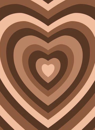 Heart brown 