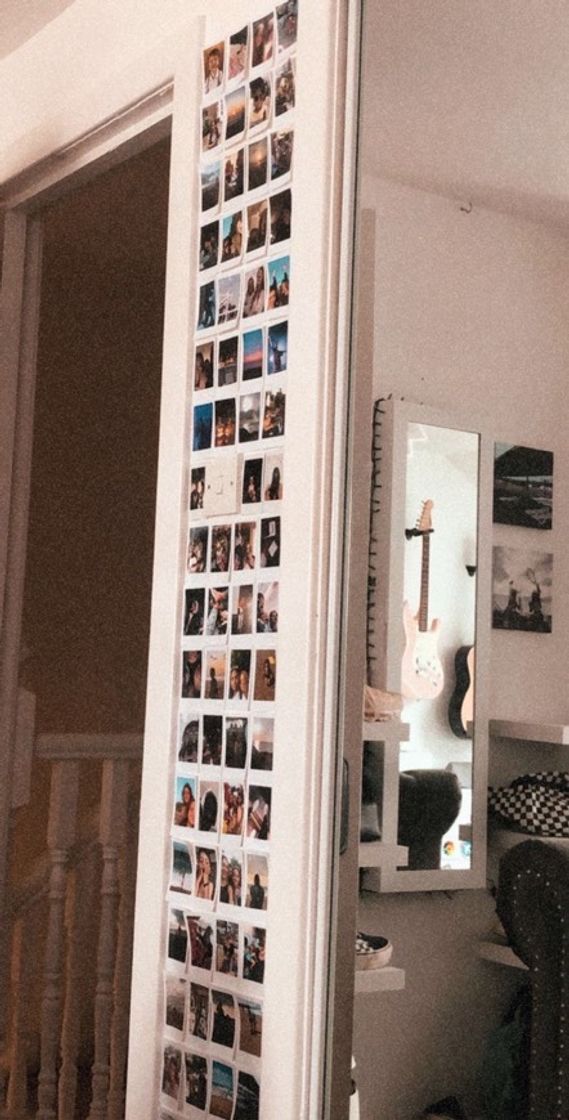Aesthetic wall with Polaroids 