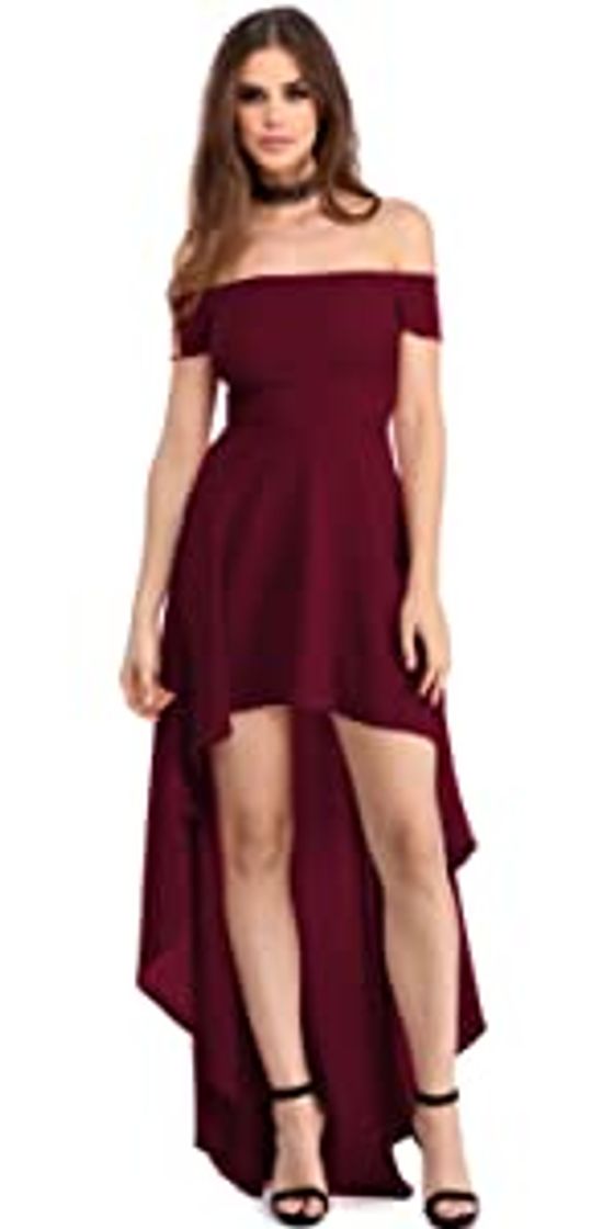 Social Ovender® Vestido Elegante Baile Dama Cerimonia Largo para Mujer Niñas Party Casual