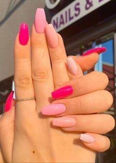 Pink nail 