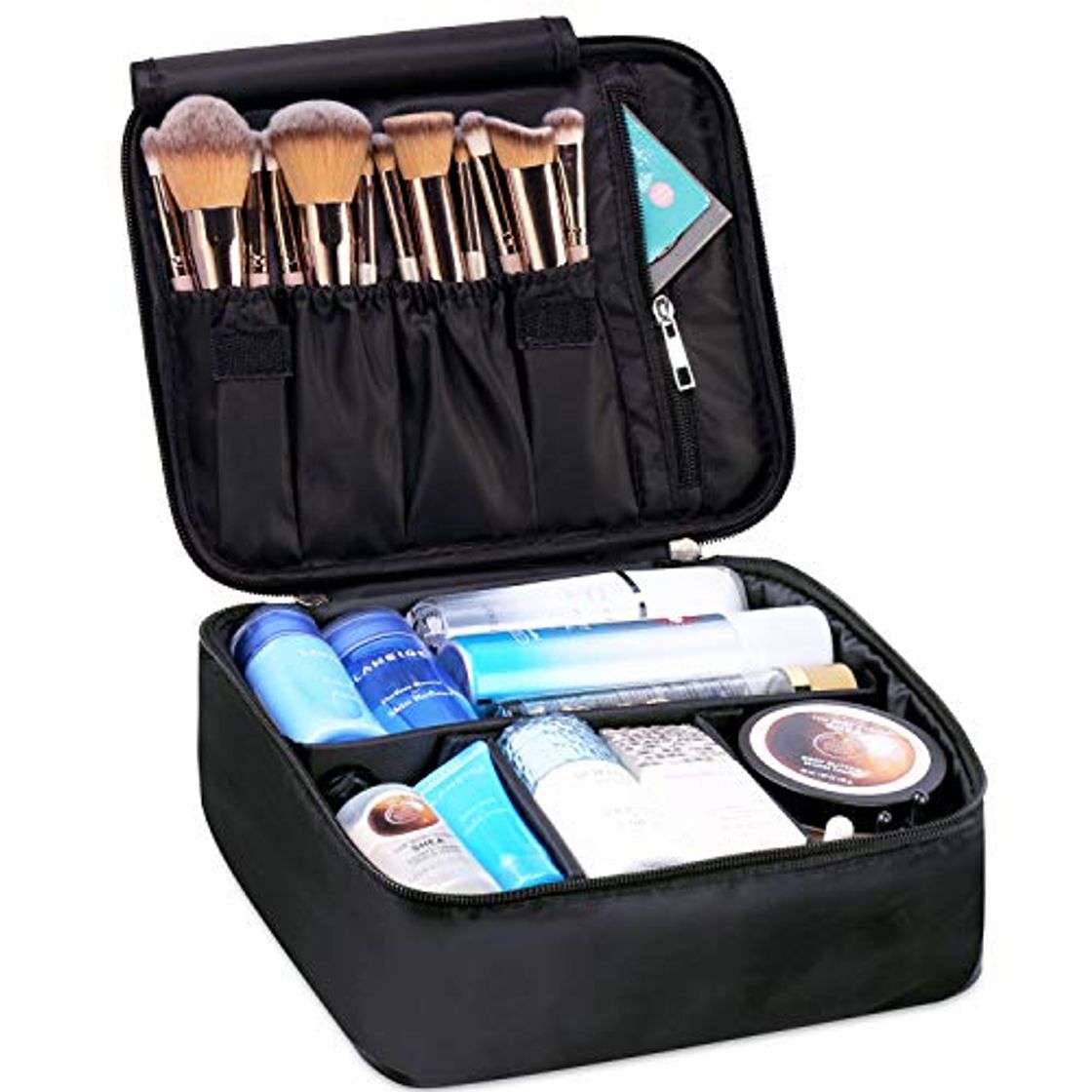 Beauty Neceser de Viaje para Maquillaje, Organizador Grande para Mujeres y niñas