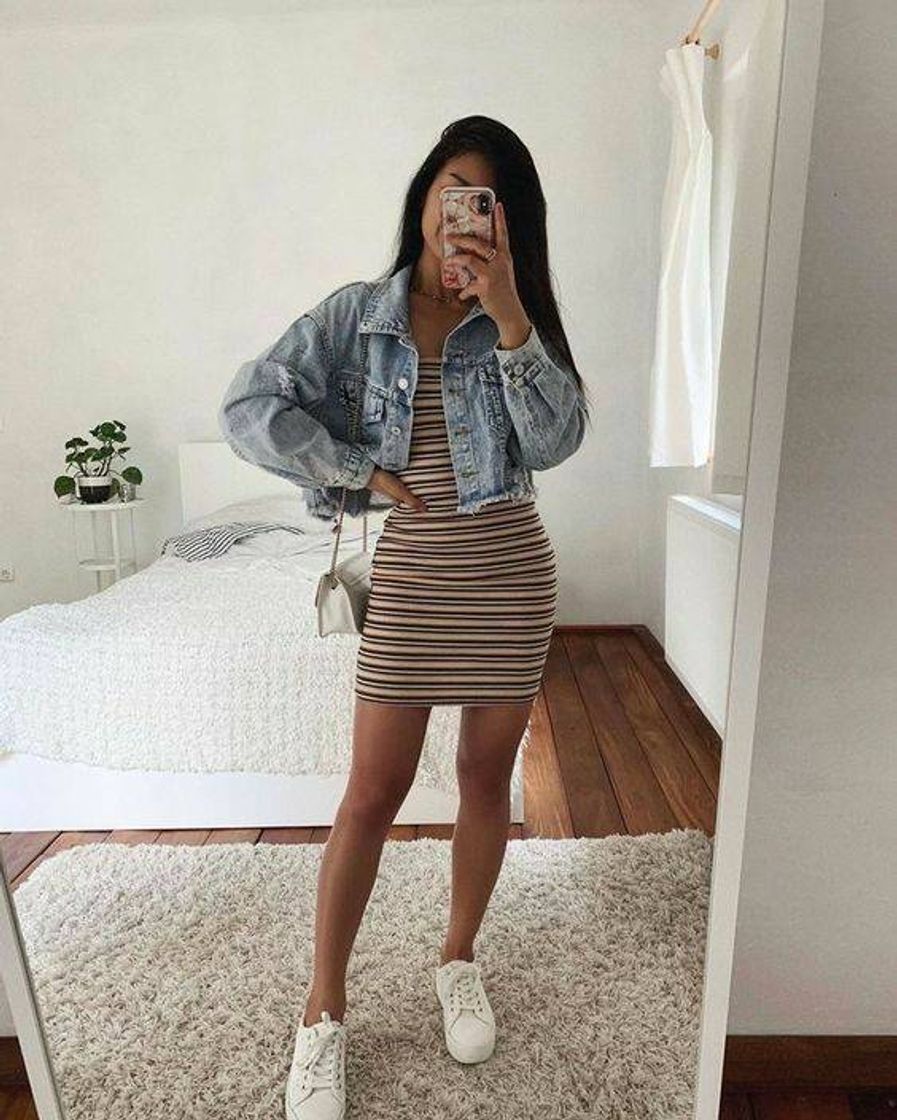 Social Vestido com jeans