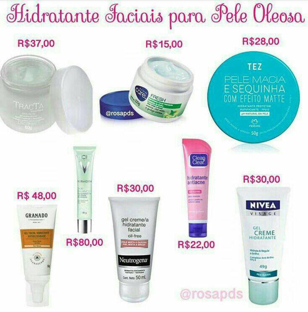 Fashion Produtos para pele oleosa 💙