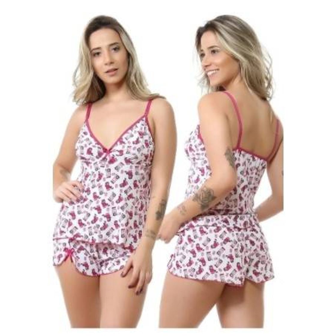 Fashion Baby Doll Conjunto Pijama barato promoção