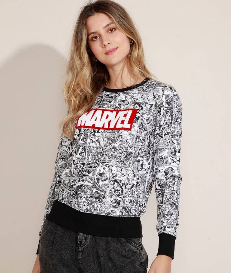 Moda Moletom Marvel 