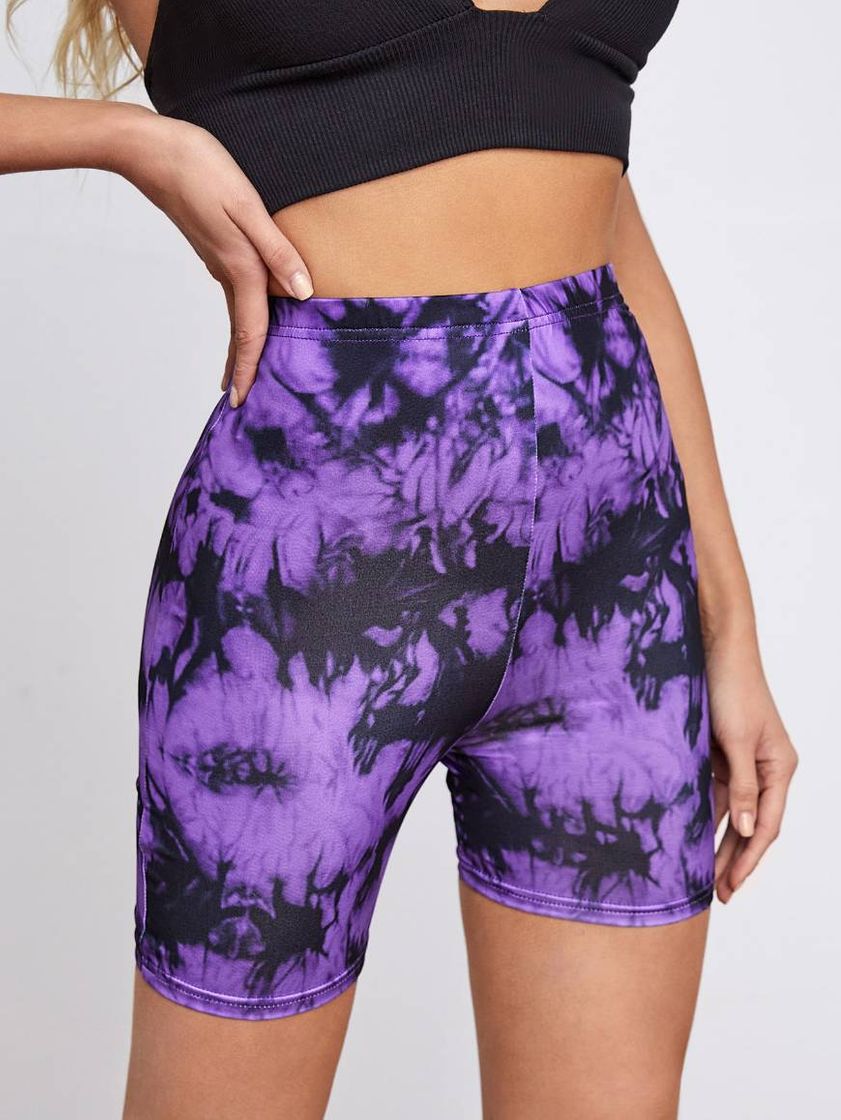 Moda Short esportivo tie dye