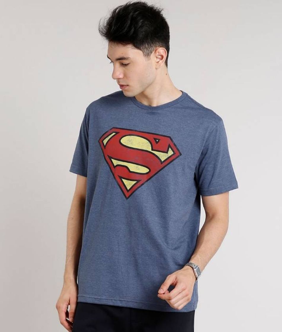 Fashion Camisa Super Homem 