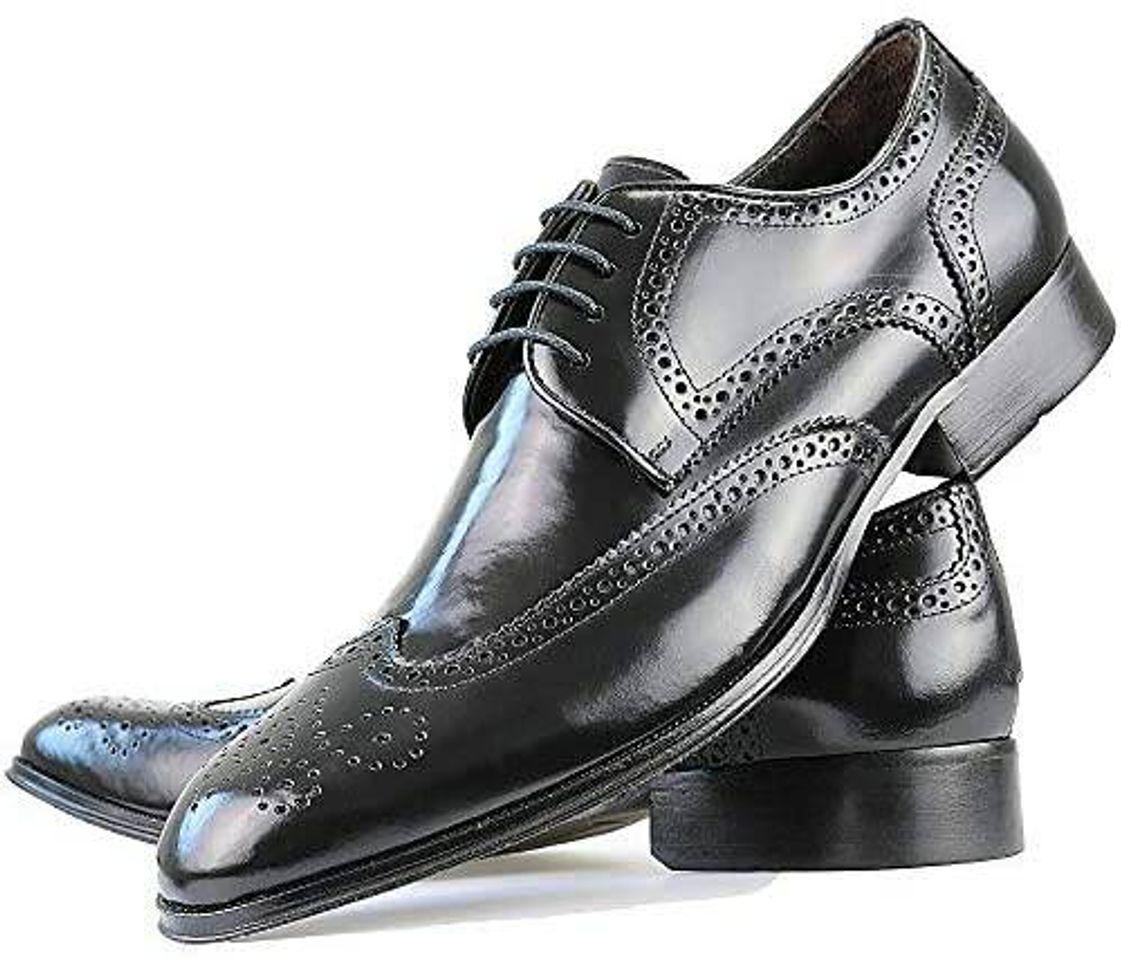 Fashion Sapato Social Neway em Couro Masculino Preto

