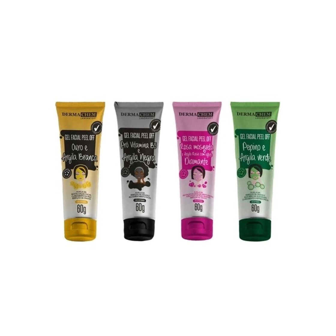 Social Skincare Hidratante Em Gel Facial Peel Off Argila Dermachem 