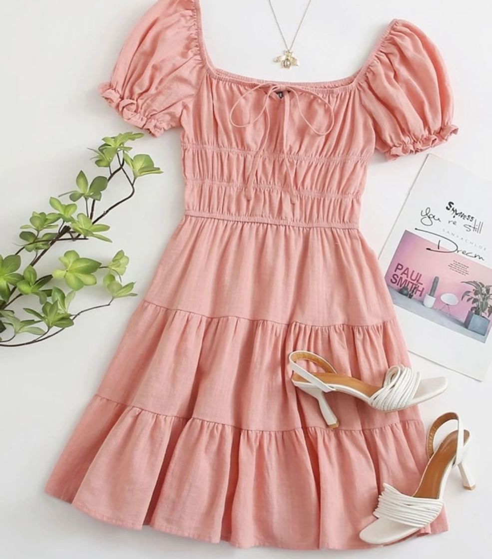 Social DRESSTELLS Falda Mujer Mini Corto Elástica Plisada Básica Multifuncional Coral