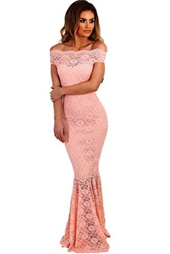 Ovender® Vestido Elegante Baile Dama Cerimonia Largo para Mujer Niñas Party Casual