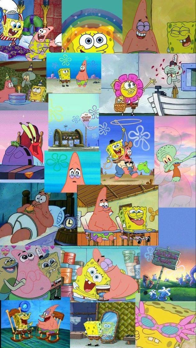 Moda Wallpaper do Patrick e Bob Esponja 