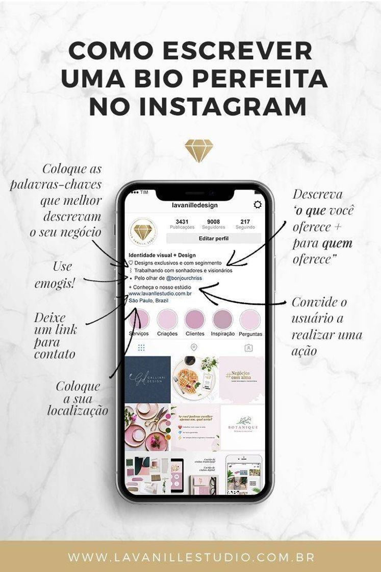 Moda Bio perfeita para seu instagram