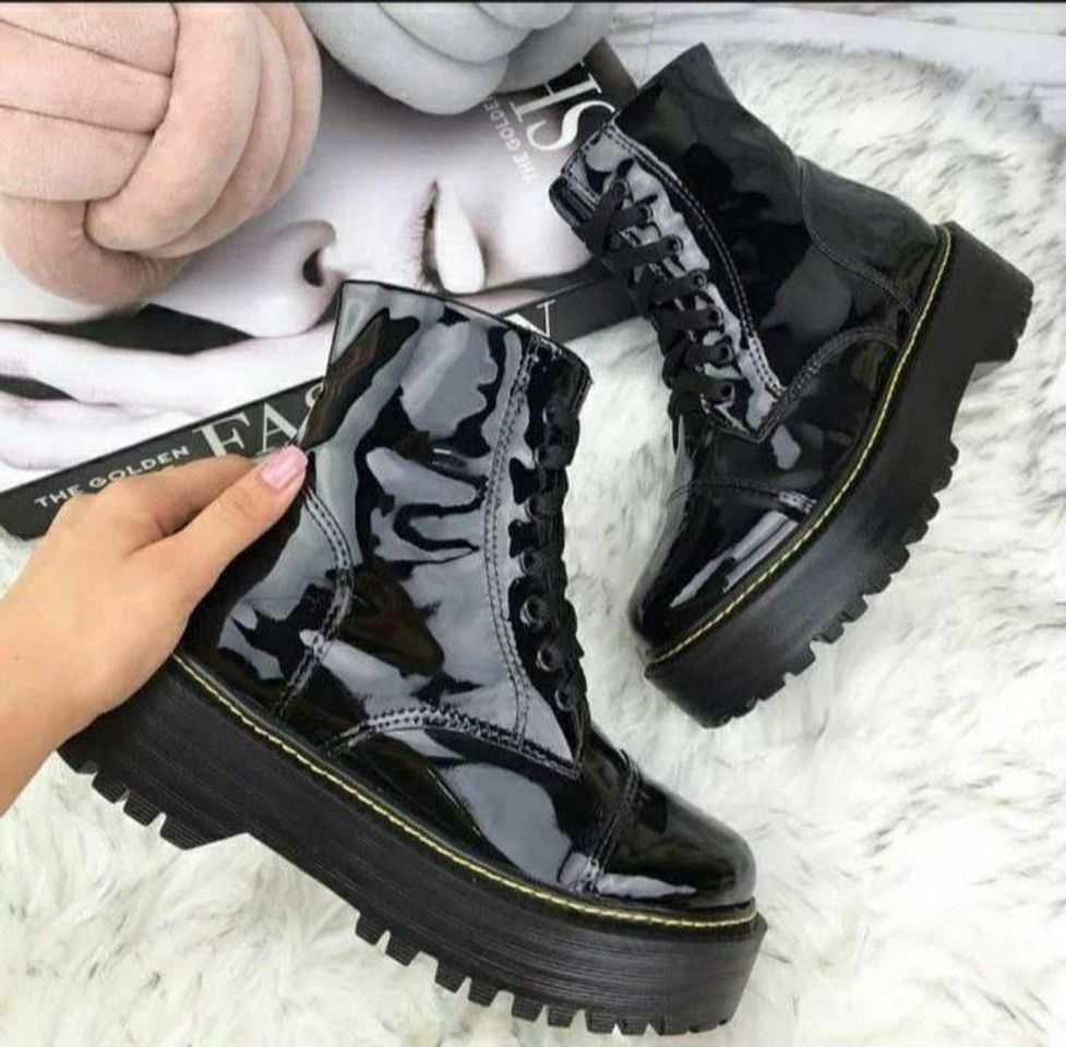 Moda bota coturno militar