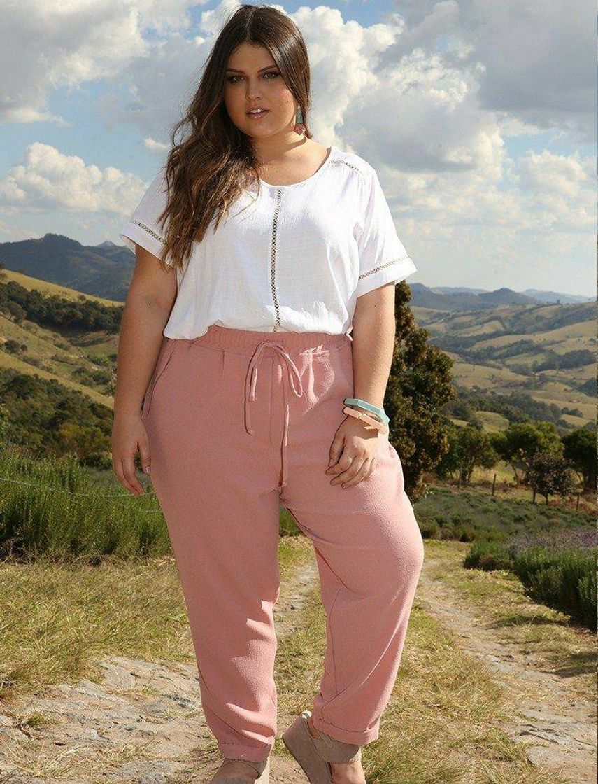 Fashion Look lindo e confortável moda plus size