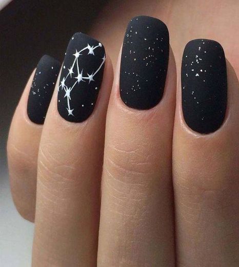 Nails Star Black