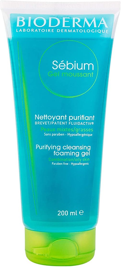 Belleza Bioderma Sebium Gel Moussant Nettoyant Purifiant 200 ml