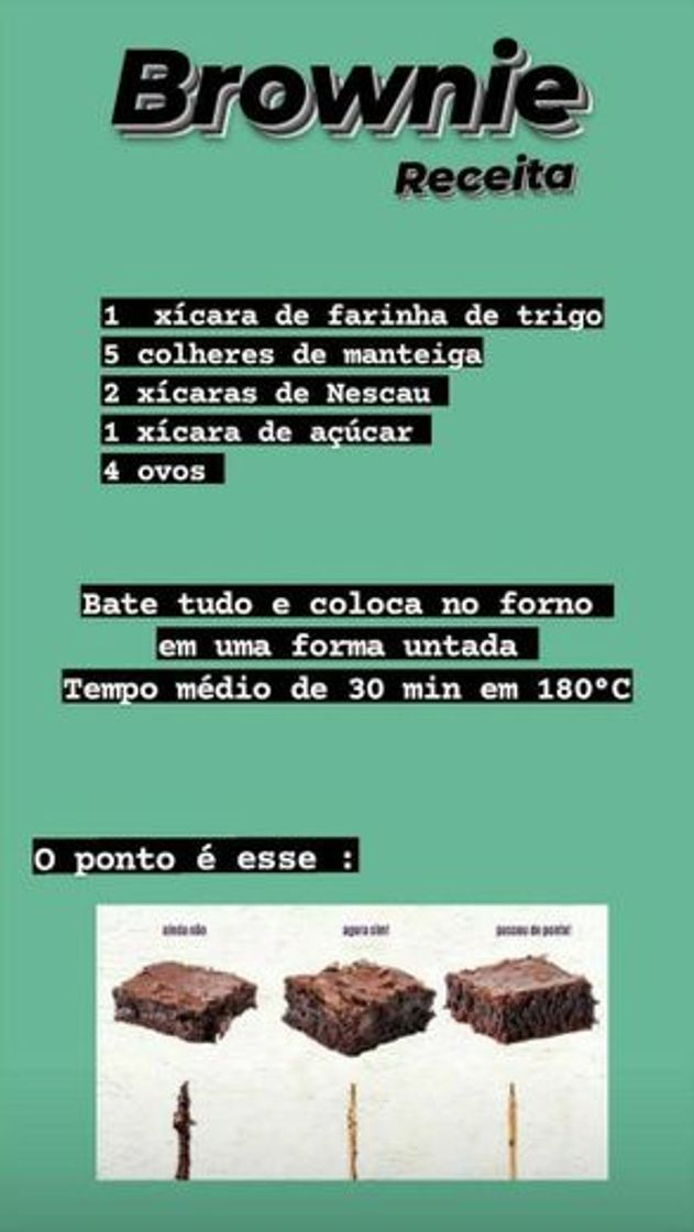 Moda Receita de Brownie / PASSO A PASSO