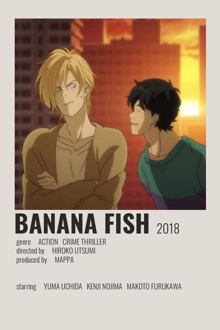 Social anime - banana fish 