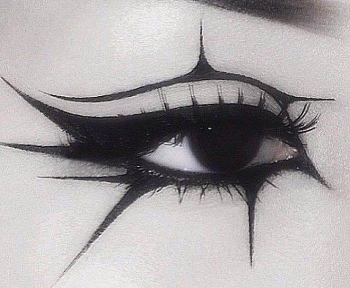 Moda graphic edgy eyeliner | delineado gráfico 