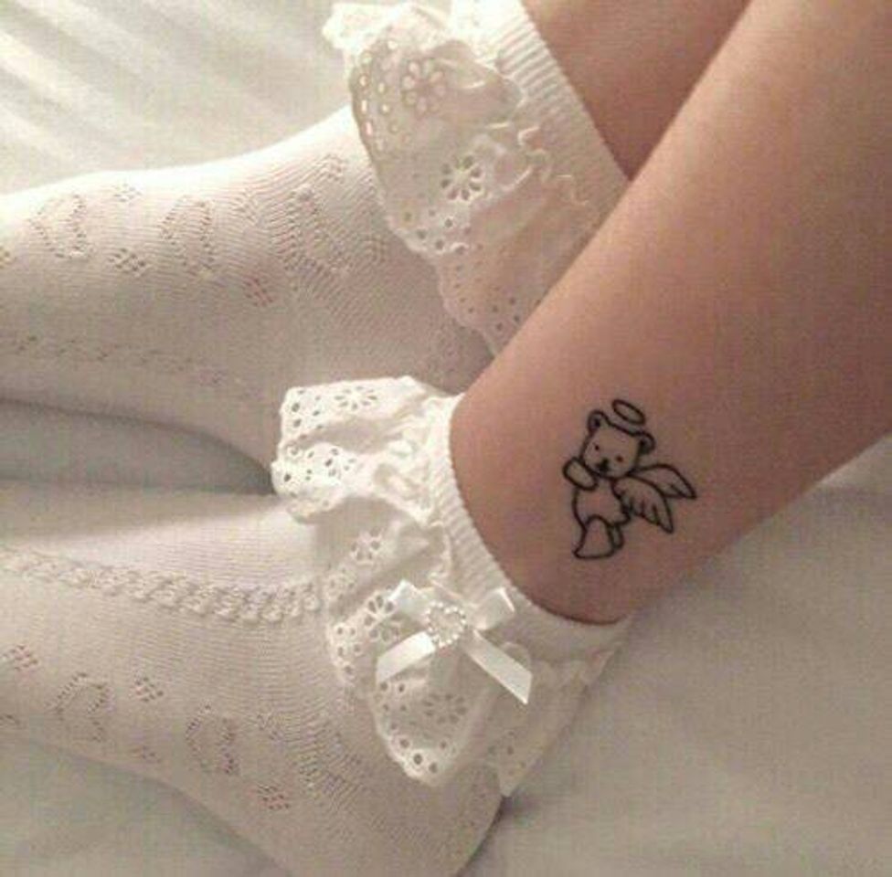 Fashion bear tattoo