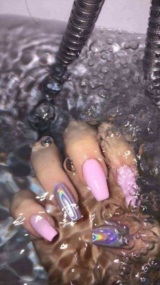 Moda Unhas holográficas 