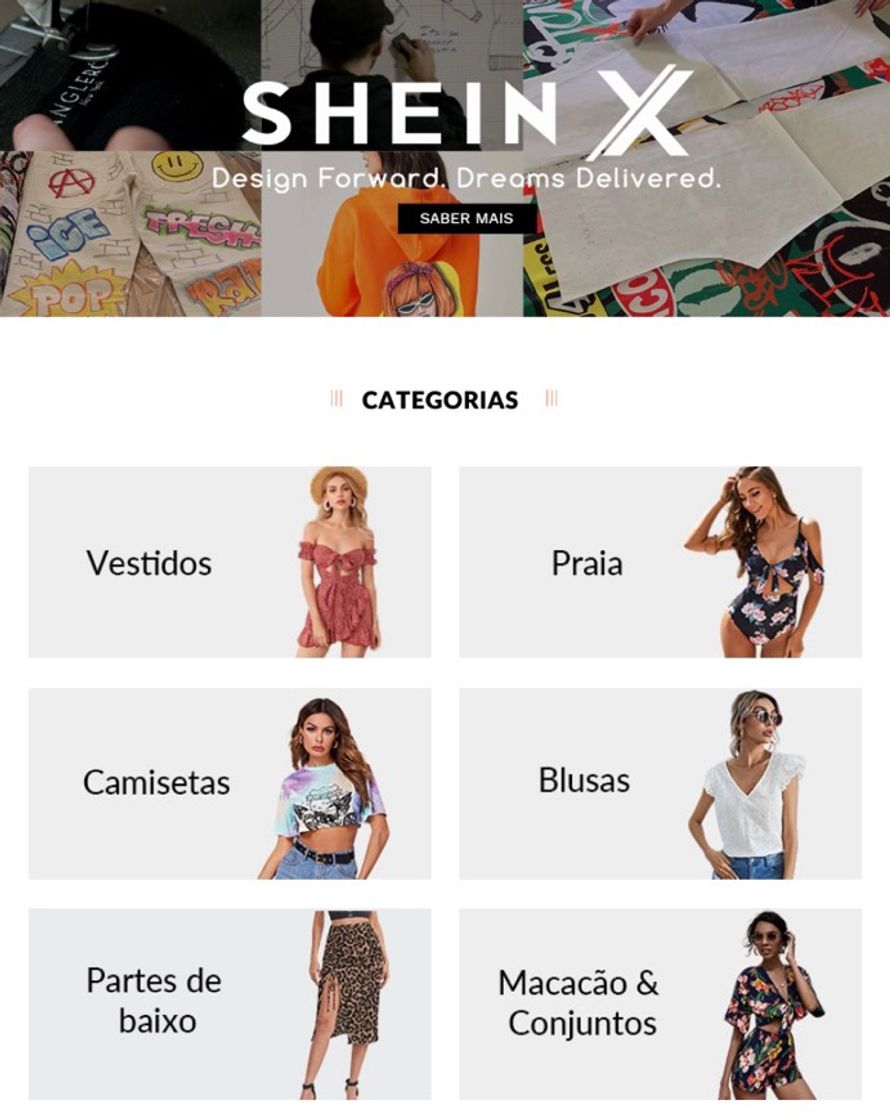 Fashion Moda feminina | Calçados, Roupas e Acessórios | SHEIN Brasil