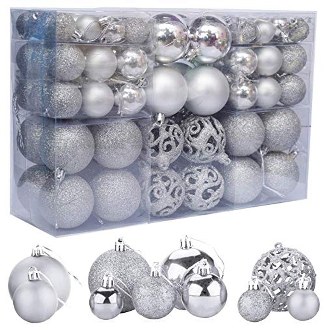 Products ZFYQ 100Pcs Bolas de Navidad