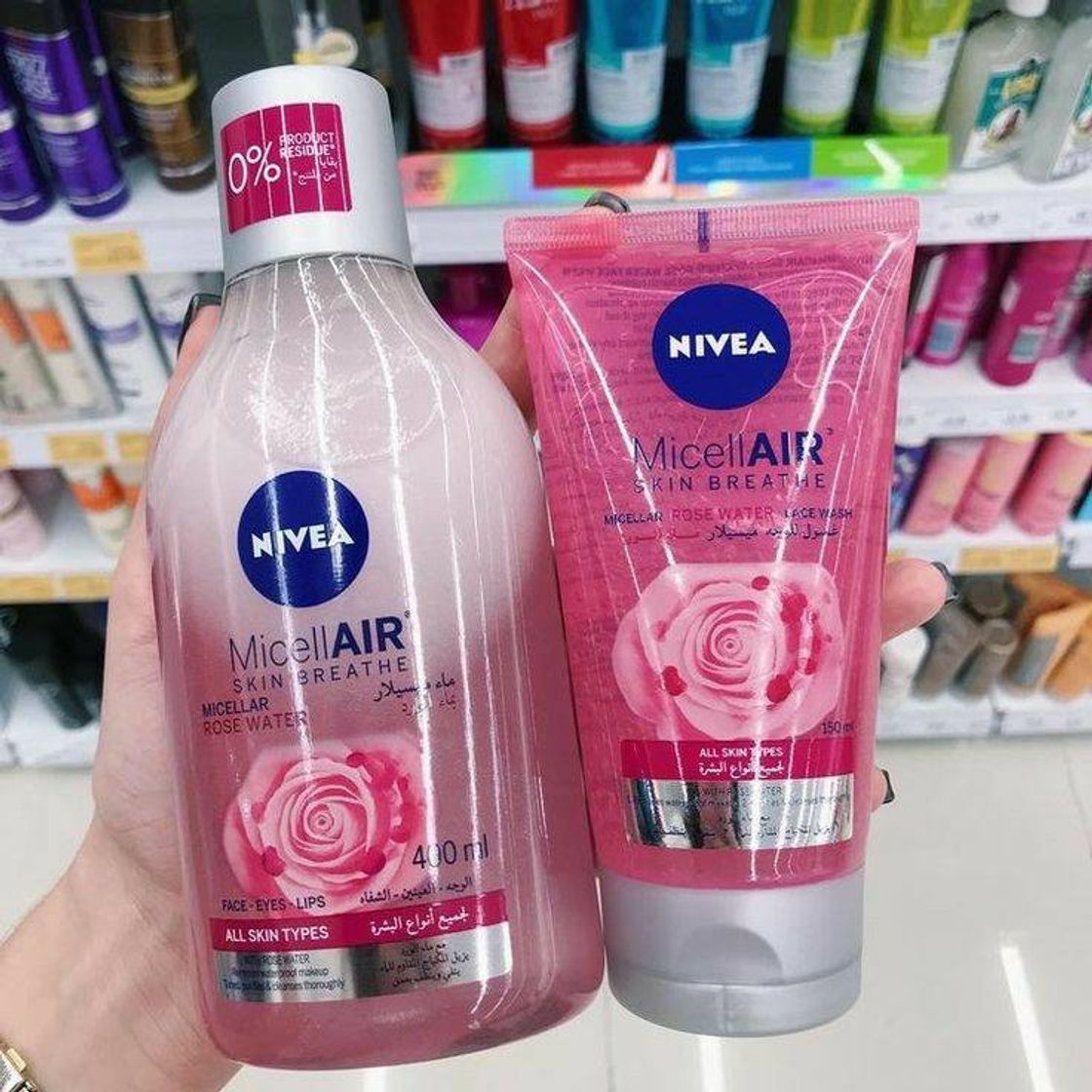 Belleza Nivea Micell-Air Rose Water 400 Ml 400 ml