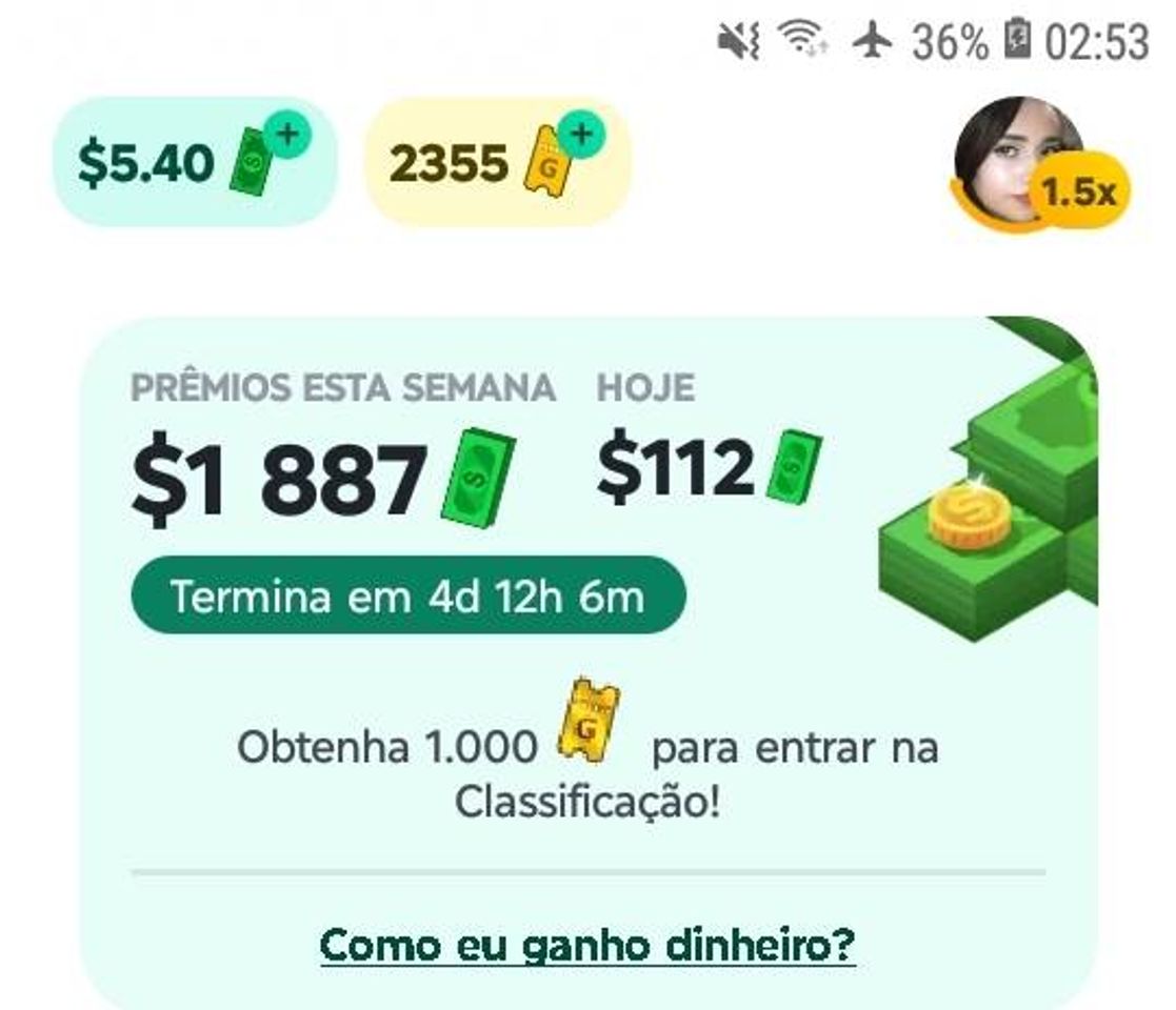 Moda App gamee so pode retira com 10$