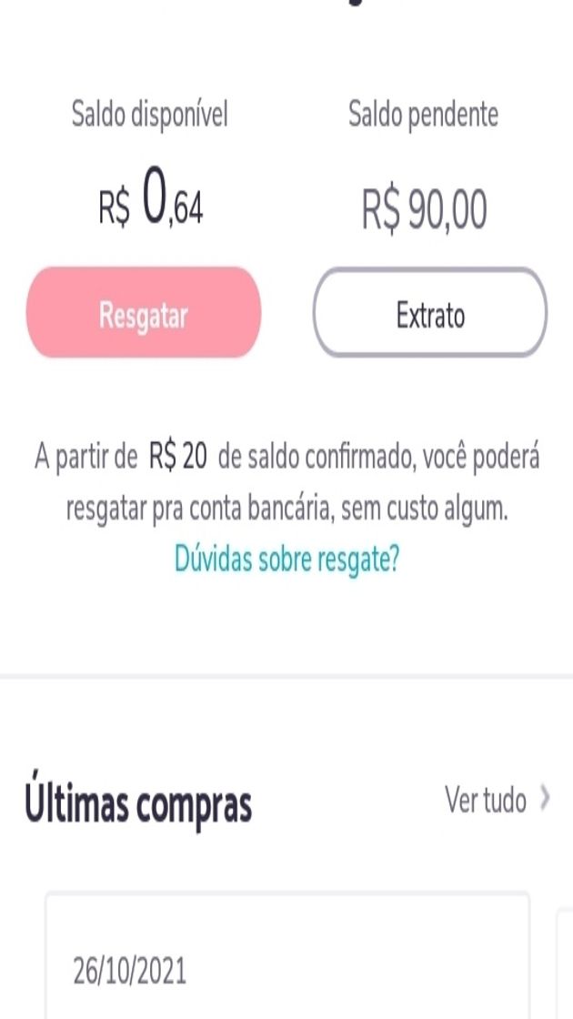 Fashion Já ouviu falar em cashback?