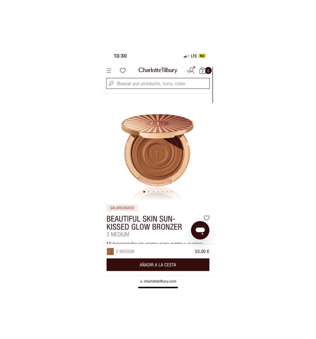 Belleza Beautiful skin sun kissed glow bronzer 