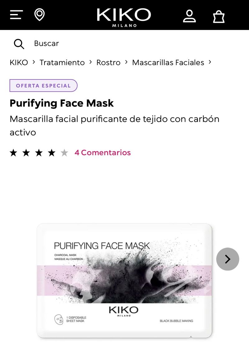 Belleza Purifying face mask