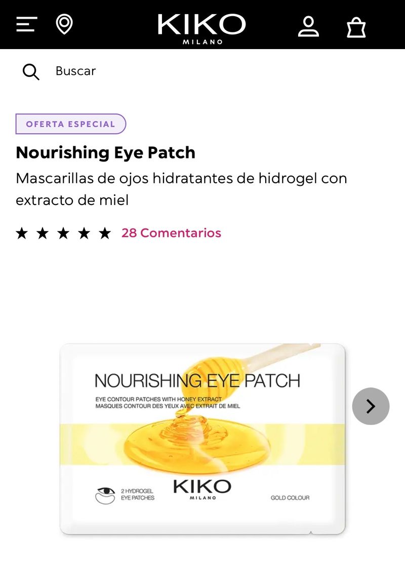 Belleza Nourishing eye patch