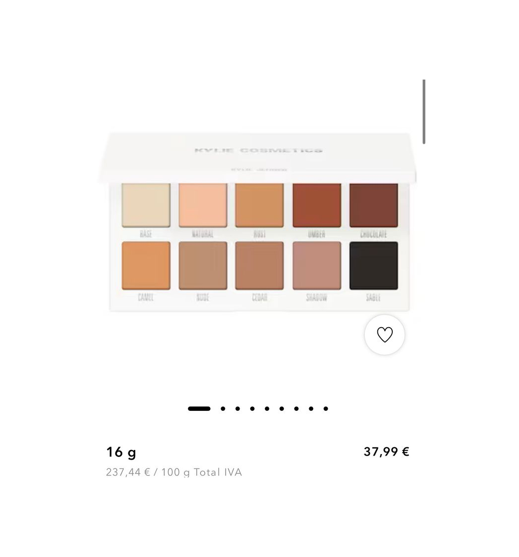 Beauty Matte palette kylie cosmetics