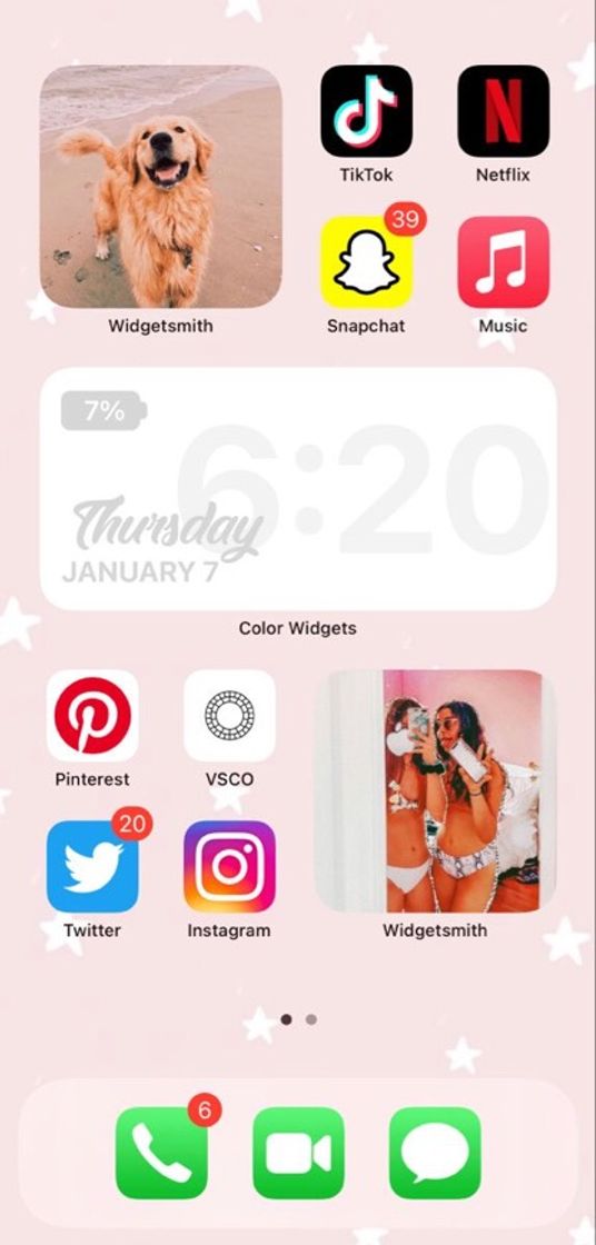 Fashion ios 14 organização simples 