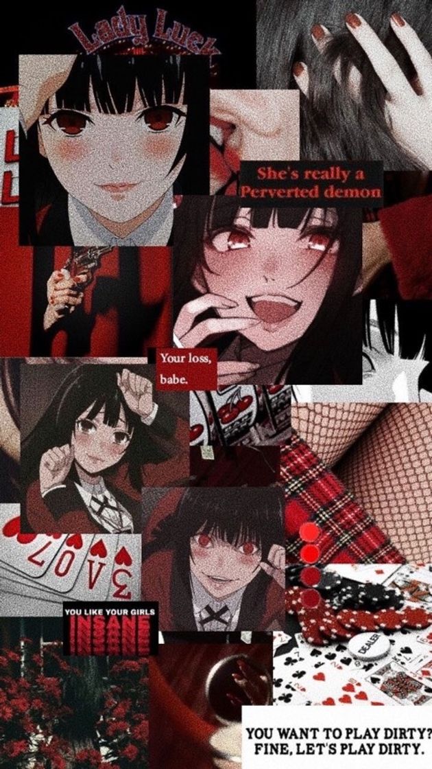 Fashion Wallpapper de Yumeko kakegurui 