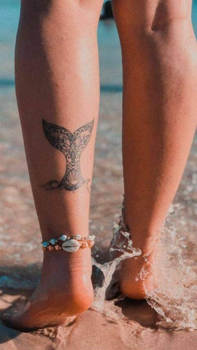 Fashion Tatuagem de sereia