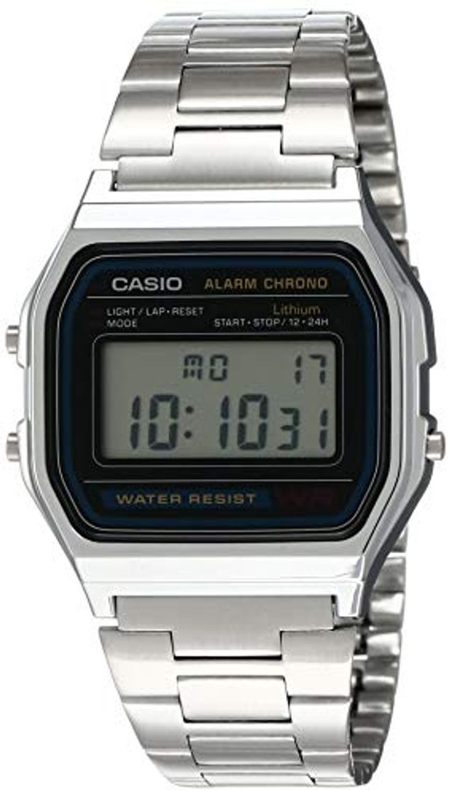 Moda Reloj Casio A158WA-1CR