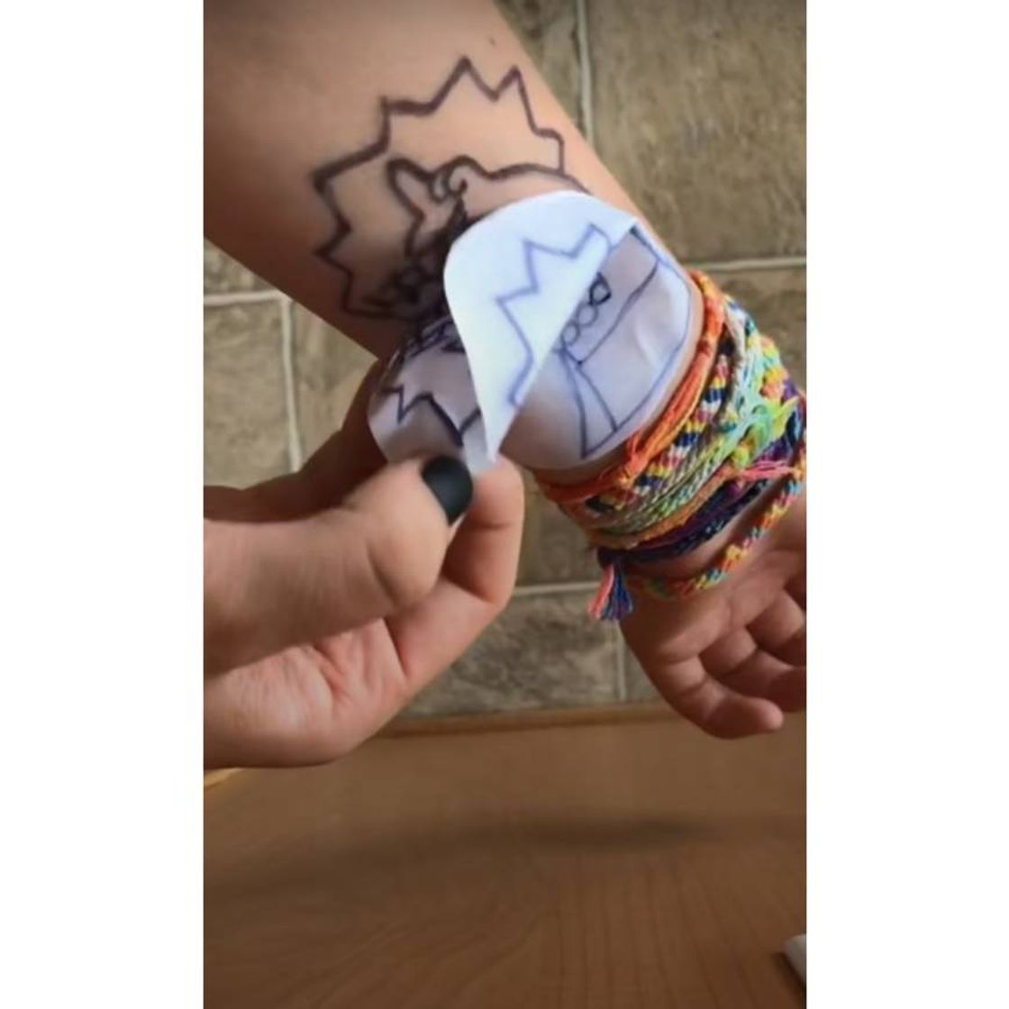 Social Temporary tattoo